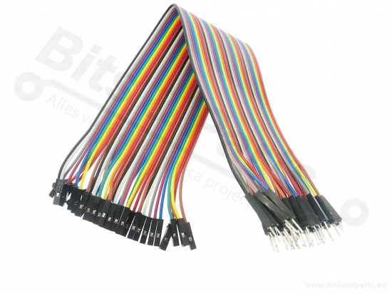 Breadboard jumper cables Dupont 30cm female/male 40PCS